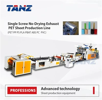 Single Screw Pet Sheet Extrusion Machine