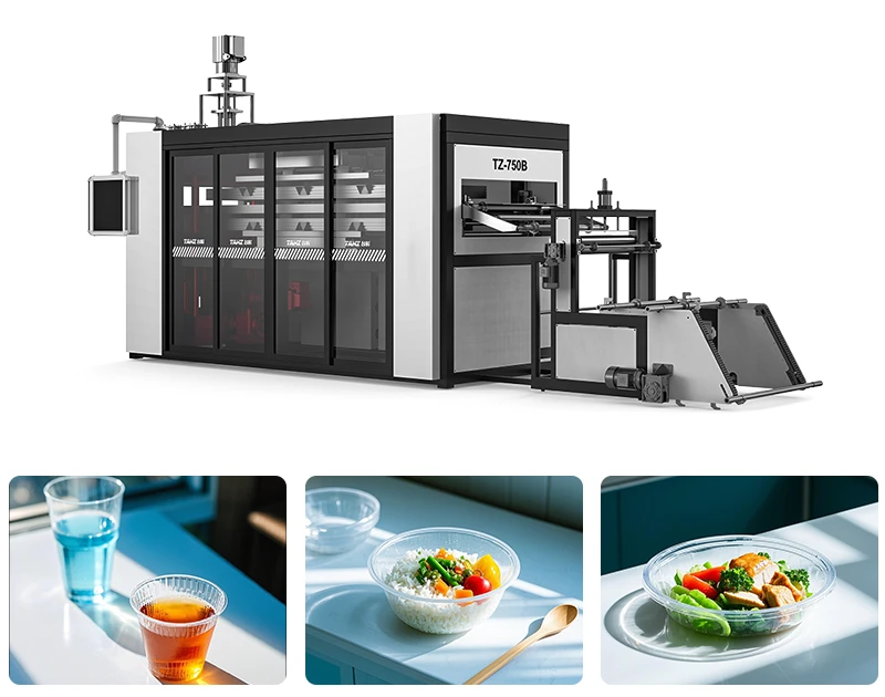 Plastic cup making machine