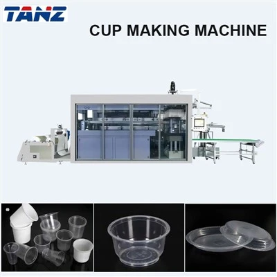 Fully Automatic Disposable Bowl Lid Flow Pot Plate Cup Thermoforming Making Machine