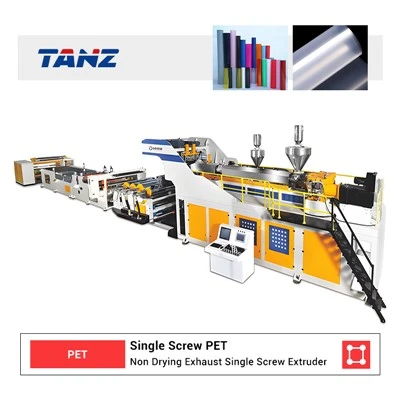 Single Screw PET Sheet Extrusion Production Line